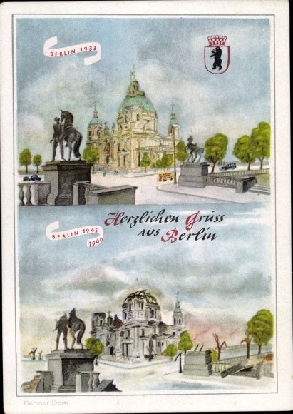 Künstler Ansichtskarte Postkarte Berlin Mitte Dom akpool de