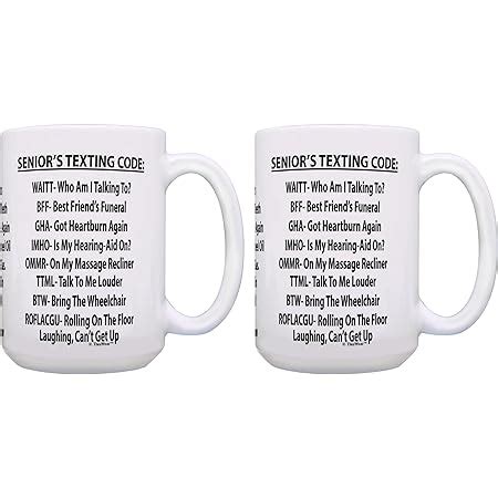 Amazon Thiswear Retirement Gift Set Senior S Texting Code Funny