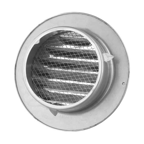 Stainless Steel Wall Air Vent Ducting Ventilate Exhaust Grille Cover