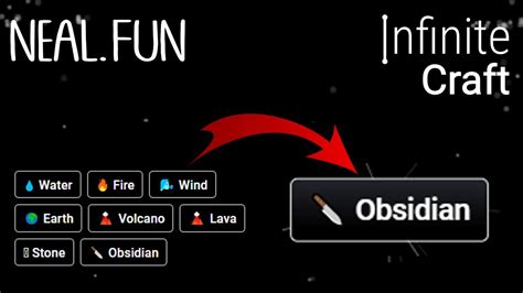 How To Get Obsidian In Infinite Craft Make Obsidian In Infinite Craft