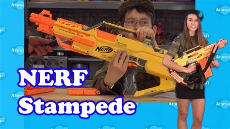 Nerf Stampede Ecs Gun Review Unboxing Youtube