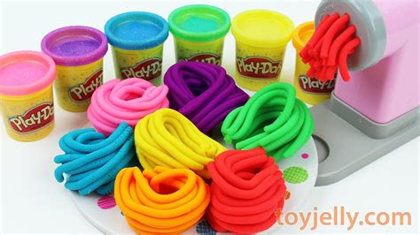 Learn Colors Play Doh Pasta Spaghetti Making Machine Baby Toy Appliance