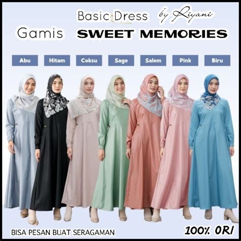 Jual Gamis Toyobo Premium Busui Basic Dress Gamis Polos Bahan Toyobo