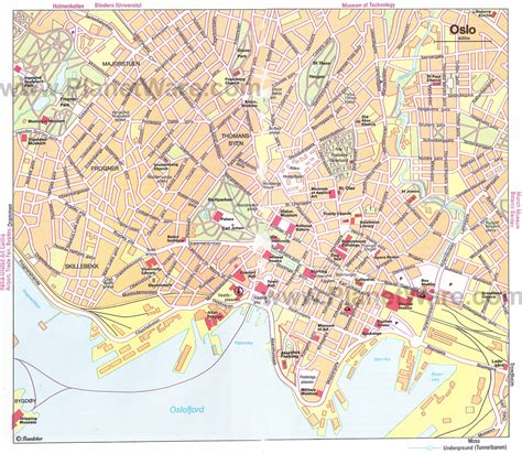 Printable Map Of Oslo Norway - Printable Maps