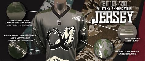 Military Appreciation Night Uniform Auction - Colorado Mammoth Pro ...