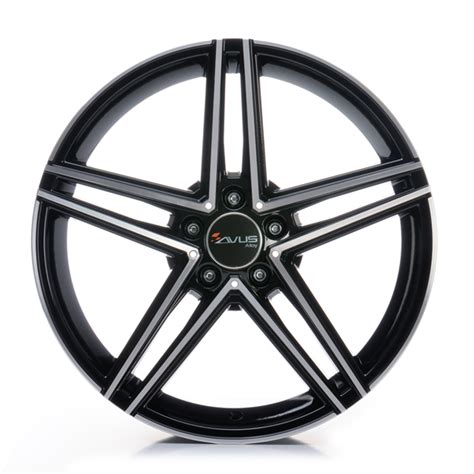 FELGI AVUS AC 515 5x112 7 5x18 ET52 BLACK POLISHED Sklep Sportwheels Pl