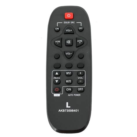 Infared Remote Control Akb Replace For Lg Soundbar Nb A