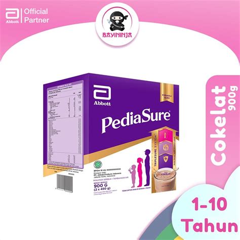 Jual PEDIASURE Triplesure Cokelat Susu 900 G Indonesia Shopee Indonesia