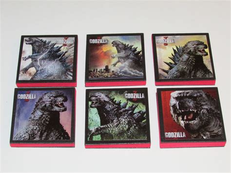 Godzilla Party Favors Godzilla Note Pads Set of 6 Godzilla | Etsy