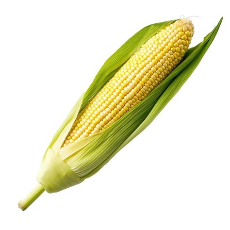 Premium PSD Fresh Corn Isolated On White Background