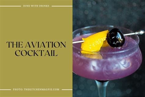 8 Aviation Gin Cocktails to Elevate Your Spirits | DineWithDrinks