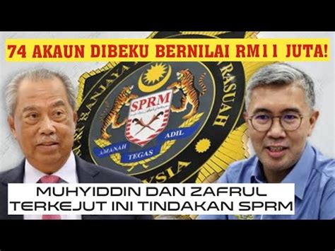 Sprm Umum Kejutan Besar Akaun Dibeku Bernilai Rm Juta Youtube