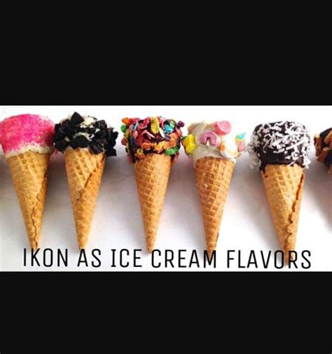 iKON as ice cream flavors🍦 | K-Pop Amino