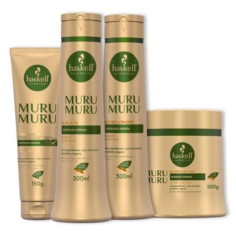 Kit Haskell Murumuru Shampoo Condicionador E Mascara Ml Kit