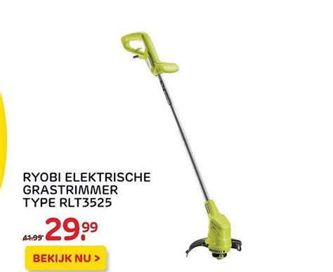 Ryobi Elektrische Grastrimmer Type Rlt Aanbieding Bij Praxis