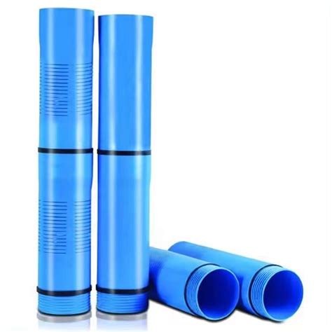 Slotted Borehole Borewell PVC Filter Pipe Water Well Screens Casing