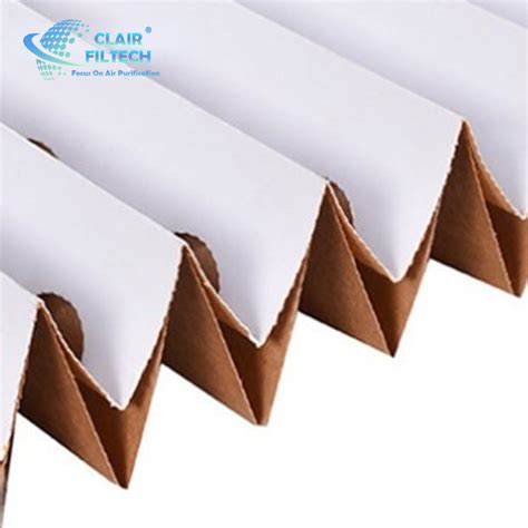 V Type Paint Stop Air Filter Pleated Paper Filters China Filter Paper