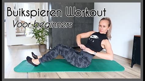 10 Min Buikspieroefeningen Voor Beginners Buikspieren Workout Voor