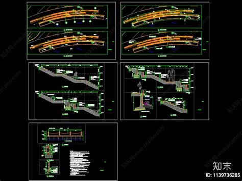 台阶式悬臂式亲水平台详图施工图下载【id1139736285】知末案例馆