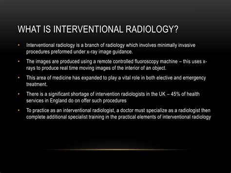 PPT - Interventional radiology and angiography PowerPoint Presentation