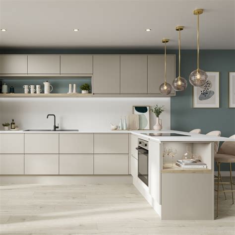 Clerkenwell Super Matt Sandstone Kitchen Modern Kitchen Design