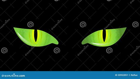 Cartoon Cat Eyes Stock Image - Image: 20952851