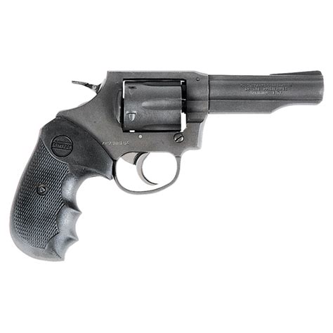 Rock Island 51261 Revolver M200 Single Double 38 Special 4 6 Black Polymer Black Parkerized