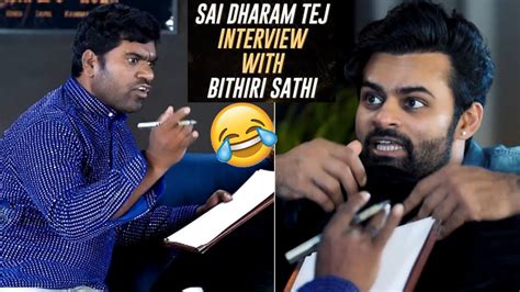 Bithiri Sathi Superb Fun With Sai Dharam Tej Full Interview