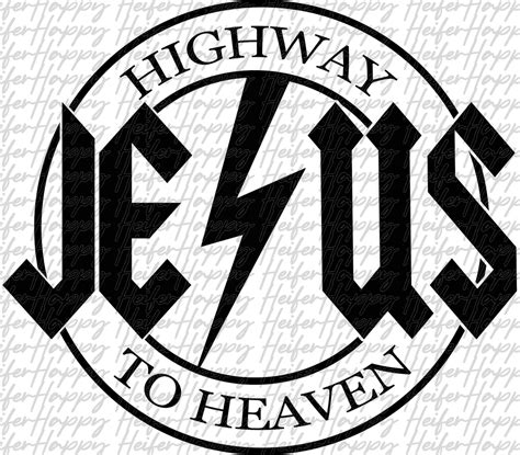 Jesus Highway To Heaven Digital Download Png Etsy