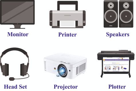 Five Output Devices Of Computer