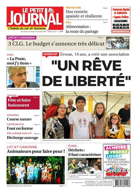 Le Petit Journal Lot Et Garonne Le Petit Journal