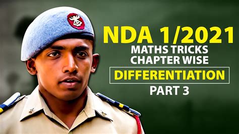 NDA Math Tricks Chapter Wise Differentiation NDA 1 2021 Exam NDA