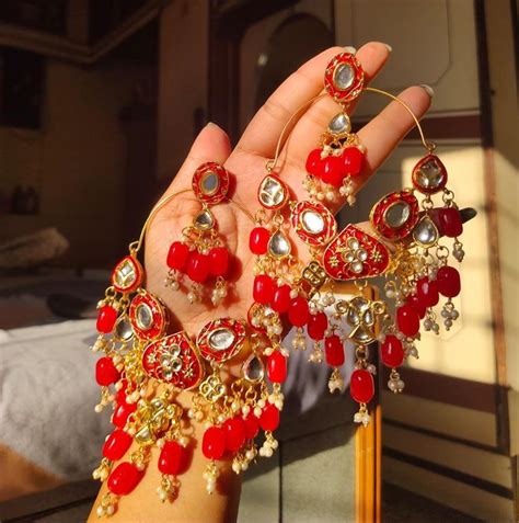 Pin By Naari Accessories To Buy Whats On Tika Sets With Earrings