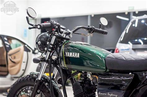 Yamaha Rx100 Inspired Cafe Racer Custom Motorcycle By Eimor