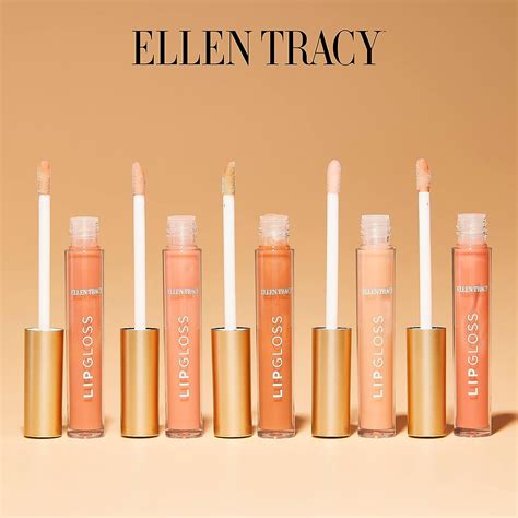 Ellen Tracy Nude Lip Gloss Collection Pc Set Of Natural Lip Colors