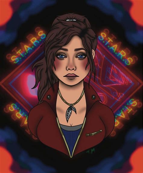 Dead By Daylight Claire Redfield 9 X 11 Print Etsy