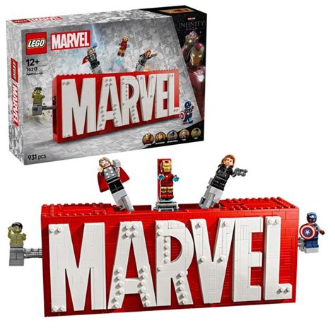 Lego Marvel Logo Marvel Et Ses Super H Ros Lego King Jouet