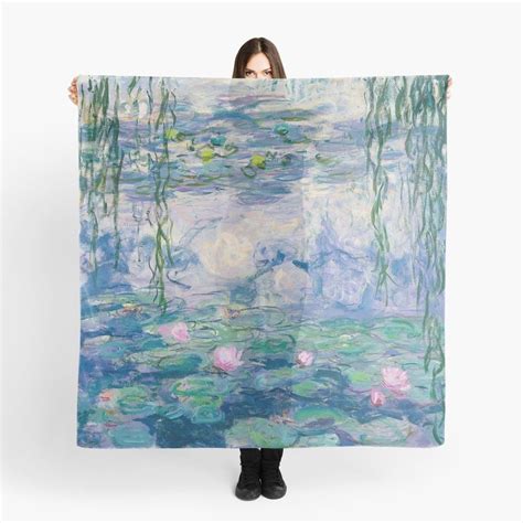 Water Lilies Claude Monet Fine Art Scarf By Vicky Brago Mitchell