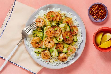 Shrimp and Zucchini Ribbons Recipe | HelloFresh | Recipe | Recipes ...