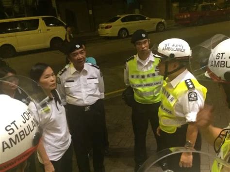 Hong Kong St John Ambulance Provides First Aid During Protest St John International