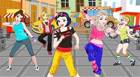 Princesses Zumba Dance El Juego Online Gratis Mahee Es