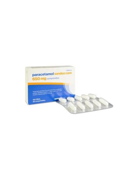 Paracetamol Sandoz Care Efg Mg Comprimidos