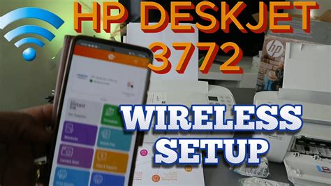 Hp Deskjet Wireless Setup Youtube