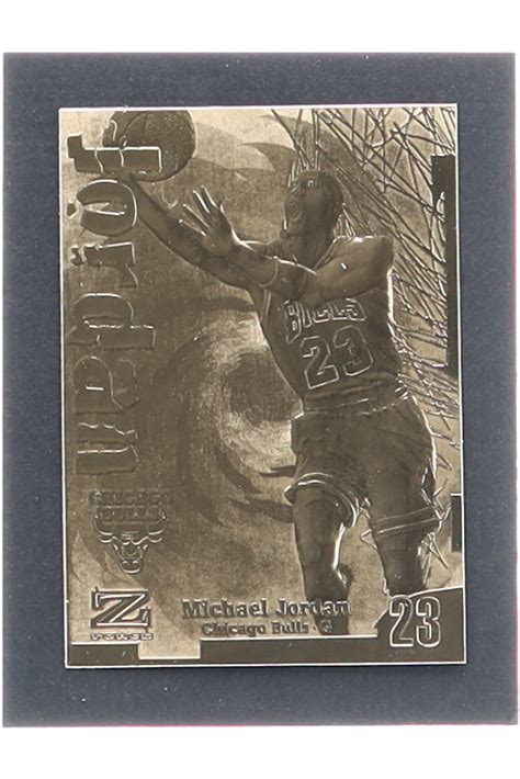 Michael Jordan 1997 Skybox Z Force 23Kt Gold Card Pristine Auction