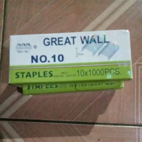 Jual Isi Staples Great Wall No Kecil Box Isi X Pcs Isi