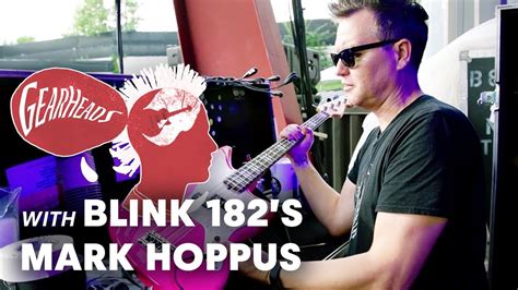 Blink 182 S Mark Hoppus Shows Off The Basses He Tours With Gearheads