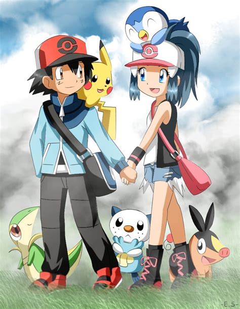 Ash and dawn - Pokémon Photo (38073752) - Fanpop