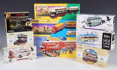 A collection of Corgi and Corgi Classics vehicles, including No. 469 ...