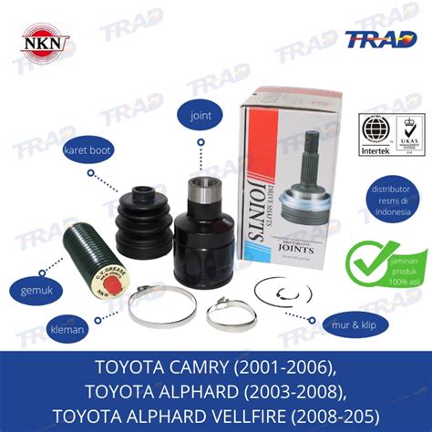 Jual CV Joint AS Roda Dalam NKN Toyota Camry Alphard Alphard Vellfire