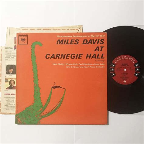 Yahooオークション Us Orig Lp Miles Davis At Carnegie Hall Colum